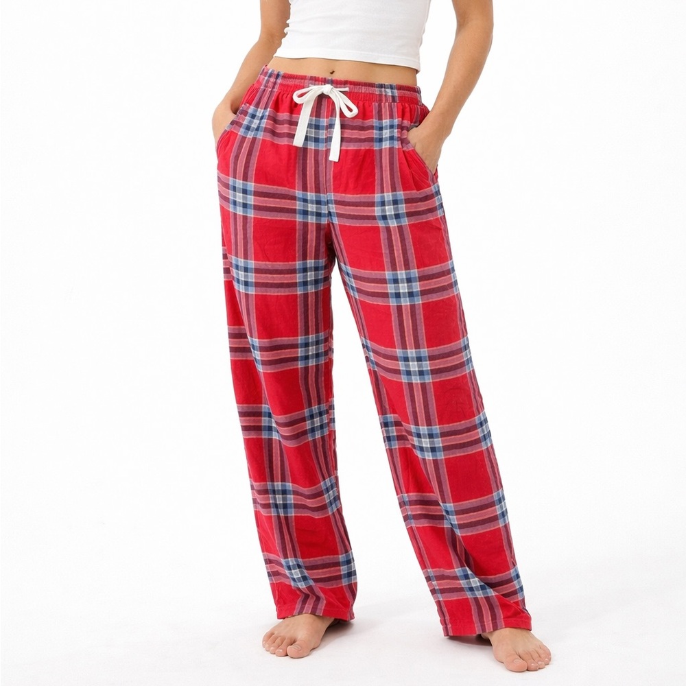 Aerie Red Plaid Pajama Pants NWOT
